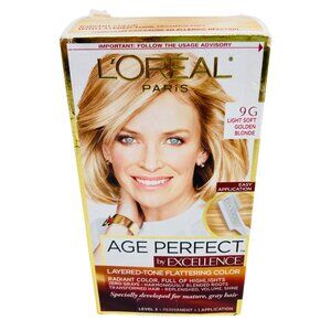 LOreal Age Perfect By Excellence Hair Color 9G Light Soft Golden Blonde